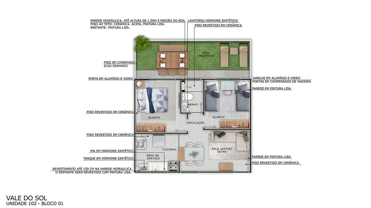 Apartamento à venda com 2 quartos, 40m² - Foto 14