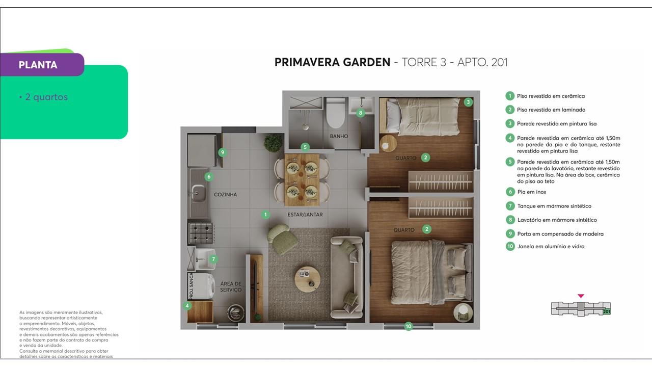 Apartamento, 2 quartos, 35 m² - Foto 19